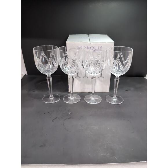 Waterford Crystal Marquis Lacey Wine Glass Set, Set of 4, Elegant Wine Glasses - Picture 4 of 13